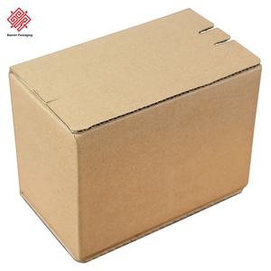 Zipper Corrugated Cardboard Shipping Boxes Postal Packaging Shipping Box Airplane-Style Easy-Tear E-commerce Packaging with LOGO - Product Image 3