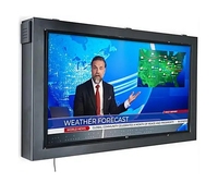 Boîtier de protection extérieur étanche pour téléviseur Portrait TV à couvercle rigide 43-55 pouces