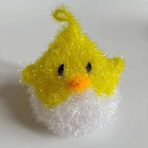 Linge à vaisselle en <span class=keywords><strong>crochet</strong></span> fait à la main Design acrylique carré créatif avec coquille cassée Poussin Serviette à vaisselle en polyester - Product Image 6