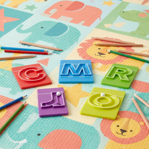 Juego de 24 Letras de Mármol con Bandeja, 10 Bolas de Mármol de Plástico, para Preescolar/Jardín de Niños, Aula, Motricidad Fina, Escritura - Product Image 6