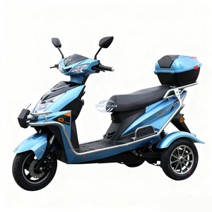 Tricycle électrique tout-en-un |   Tricycle à batterie pour le transport scolaire, les balades de loisirs et le transport de marchandises légères - Product Image 2