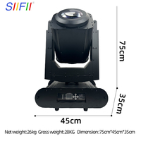 Projecteur Beam Mobile Étanche 550W pour Événements Extérieurs IP65 – Éclairage Skytracker pour Concerts