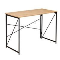 Modern bureau voor thuisgebruik, studentenbureau, eenvoudig opklapbaar bureau, ruimtebesparend bureau