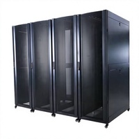 Armoire de données verrouillable 18-48U, rack de serveur métallique 19 pouces pour le stockage d'équipements réseau, audiovisuels et informatiques
