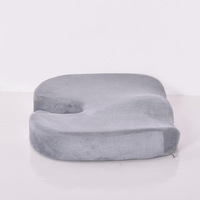 Coussin de siège en mousse à mémoire de forme pour soulager les douleurs dorsales, antidérapant, orthopédique, soutien du coccyx, ergonomique, pour chaise de bureau