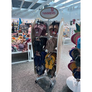 Kim loại cửa hàng giày dép hiển thị giá <span class=keywords><strong>Flip</strong></span>-<span class=keywords><strong>flops</strong></span> treo dép hiển thị đứng cho cửa hàng - Product Image 2