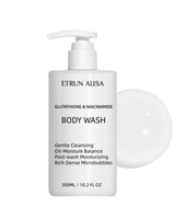 Gel Douche Hydratant au Glutathion et Niacinamide, Extrait de Centella Asiatica, Nettoyant Doux Hydratant, Marque Privée, Vente en Gros