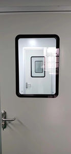 Puerta Interior de Acero con Panel de Vidrio de Diseño Moderno y Tamaño Personalizado <span class=keywords><strong>para</strong></span> Cuartos Limpios, Ideal <span class=keywords><strong>para</strong></span> Fábricas de Electrónica y Hospitales - Product Image 3