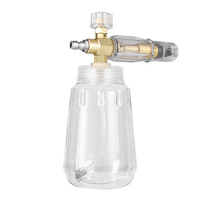 Pistolet à mousse haute pression Hanggao, réservoir transparent de 1000 ml, buse à mousse pour nettoyage à l'eau froide - Product Image 3