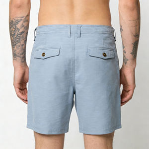 walkshorts cargo <b>shorts</b> Comfortable Stretch <b>Men's</b> Gym <b>Shorts</b> <b>with</b> <b>Zipper</b> <b>Pocket</b> Quick-Dry Breathable for Daily Training - Product Image 4