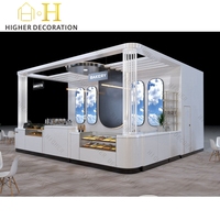Vitrines pour crème glacée Kiosque pour jus de yaourt Boutique Présentoir intérieur pour crème glacée Thé à bulles Présentoir pour crème glacée