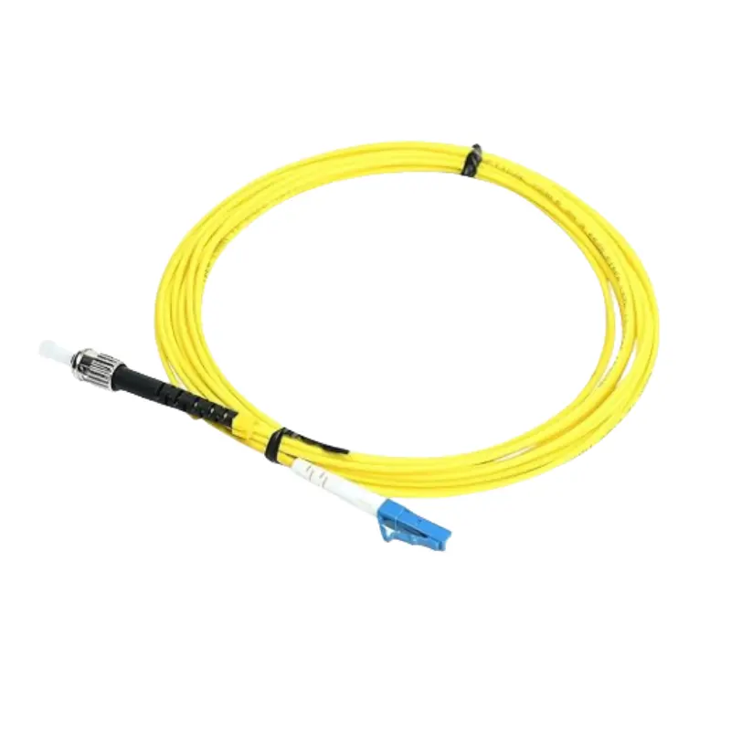 High Quality LC/UPC to ST/UPC OS2 Jumper Optical Patch Cord 2.0mm Tight-Buffered Cable Fiber Optic for Data Centers