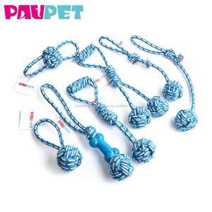 Toys for saltarinas large Durable Nylon Tug twisted knot dog toy rope - Product Image 1