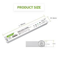 Transformateur LED Jusinpower VT50D1C, driver linéaire 120-277Vac 48W/96W 2A, sortie à tension constante 24V DC, garantie 5 ans