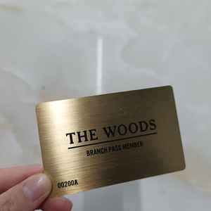 شعار مخصص فاخر بطاقة الأعمال المعدنية منتج جديد طلاء مصنوعات يدوية معدنية الفضة المصقولة المطبوعة - Product Image 4