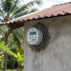 Энергосчетчик Fineco EM12100RS с цифровым дисплеем, сертификат CE, стандарт ANSI 2S, двухфазный, трехпроводной, класс точности 1, 120/240В AC, 200А - Product Image 2