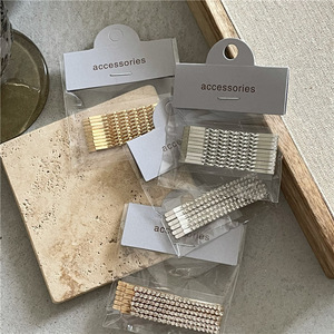 Glitter strass lucido di cristallo forcina in metallo a spirale oro da sposa forcine accessori per capelli clip forcine per capelli per le donne ragazze - Product Image 1