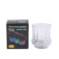 Verre à shot en acrylique LED RGB activé par liquide Neon-Glo, multicolore, pour boissons, Thanksgiving, Diwali, mariage, fête, bar, discothèque