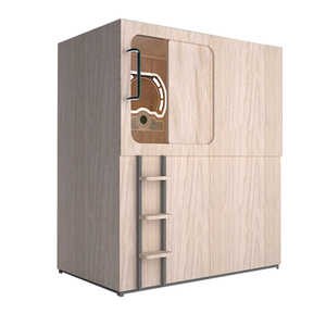Lit <span class=keywords><strong>capsule</strong></span> en bois japonais, lit de couchage d'hôtel, dernière collection - Product Image 5