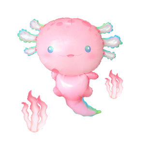 Axolotl lá bóng ambystoma maculatum globos Matte Mylar đại dương Chủ Đề Bóng bay Ins nóng cho trẻ em sinh nhật đảng trang trí - Product Image 6