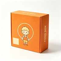 Boîte d'expédition postale en papier recyclable personnalisée en gros, encre à base de soja, boîte d'expédition par avion, boîte cadeau pliable pour l'expédition