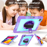 Étui de protection antichoc robuste en silicone et PC à 3 couches avec sangle de transport pour tablette Redmi Pad 2 4G 11 pouces