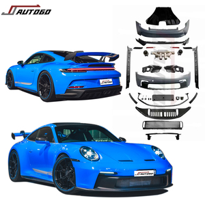 Kit de carrosserie de conversion pour <span class=keywords><strong>Porsche</strong></span> <span class=keywords><strong>911</strong></span> 992 2019-2024, mise à niveau vers le style GT3, ensemble de pare-chocs de voiture - Product Image 1