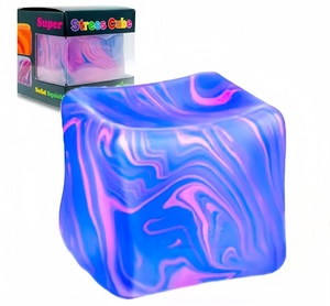 Cubo Antistress Divertente in Maltosio con Effetto Vortice e Miscela di Colori - Product Image 5