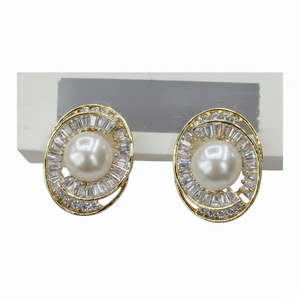 Di alta qualità in metallo polsini per le donne Single catena minimalista gioielli di usura quotidiana orecchini di perle - Product Image 1