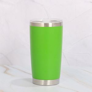 แก้วกาแฟแบบพกพาสำหรับรถยนต์ ปราศจากสาร BPA ป้องกันการรั่วซึม ขนาด 20 ออนซ์ ผลิตจากโลหะ ฉนวนกันความร้อนสองชั้น แบบสุญญากาศ รุ่น ASM25 - Product Image 4