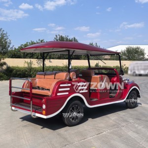 Vehículo Turístico Eléctrico Clásico Vintage Personalizable de 4 Plazas con Certificación CE para Hoteles, Parques y Lugares Turísticos - Product Image 6