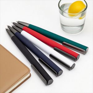 High Quality Custom Logo Metal Ballpoint <b>Pens</b> Personalized <b>Colorful</b> Rubber Coating Promotional <b>Pen</b> for Business Writing and Gift - Product Image 2