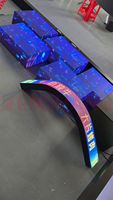 Écran d'affichage numérique flexible Scrooling Message pour centre commercial, salle d'exposition, enseigne de magasin LED, panneau routier, guide routier