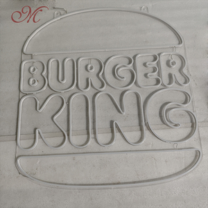 Personalizable Eco-Friendly Outdoor LED <span class=keywords><strong>Burger</strong></span> Neon Light Logo Transformer para Party Decor Company Cars <span class=keywords><strong>Happy</strong></span> Birthday Neon Sign - Product Image 3