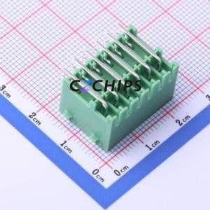 KF2EDGKRG-3.5-2*6P Plug-in Terminal Block Bent Lead Through Hole,P=3.5mm Board-to-Board / Socket - Closed Snap Fixing 2x6P 3.5mm - Product Image 2