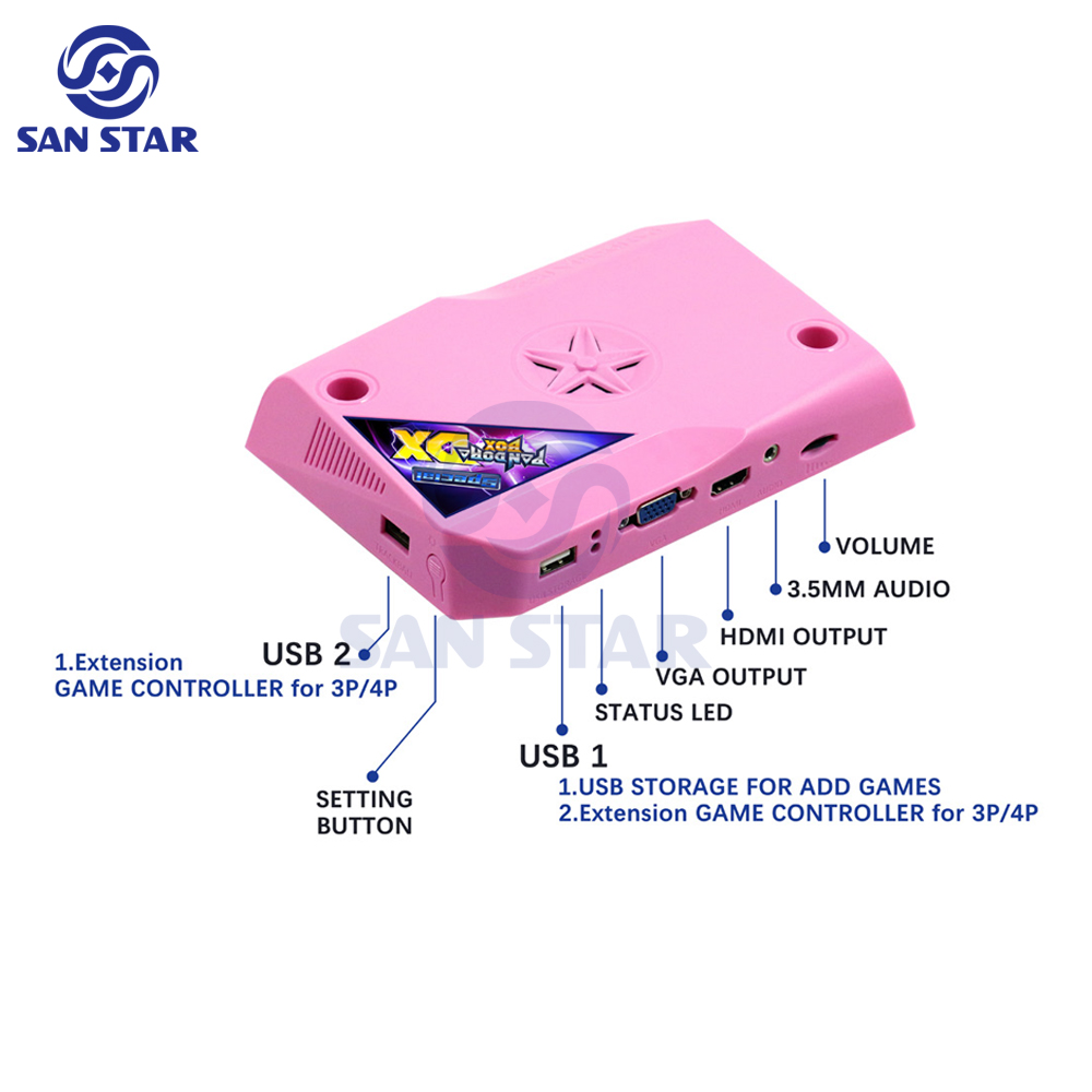 Pandora DX Arcade Game Pcb Board - 3000 in 1 Coin Operated
