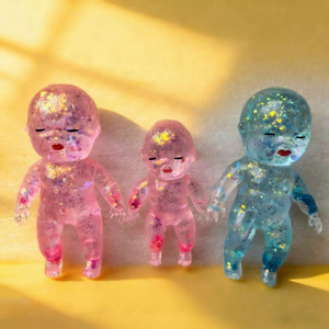 Juguete Antiestrés de Goma con Forma de Palma de Azúcar, Figura Blanda de Cristal Caiba Genuino, Tamaño de Palma de la Mano, Divertido Juguete para Aliviar el Estrés - Product Image 2
