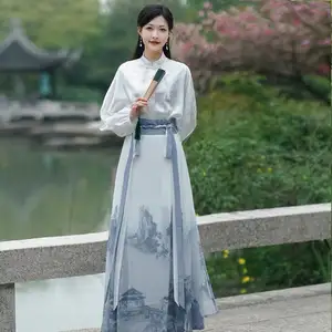 Chinesische Tanzkostüme altes China Hanfu-Kleider traditionelle klassische Plattformkostüme Cosplay Hanfu-Kostüme