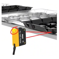 La fonction BGS peut détecter les capteurs optiques métalliques hautement réfléchissants noirs translucides Capteur photoélectrique
