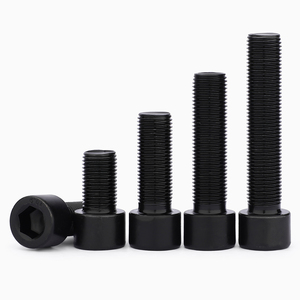 Perno hexagonal negro con cabeza de tornillo, métrico, completamente roscado, para fijación industrial - Product Image 4