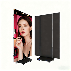 Afficheur LED portable pliable à trois volets, double face, 4K, écran publicitaire LED rechargeable à longue durée de vie pour une utilisation en intérieur dans les magasins - Product Image 5