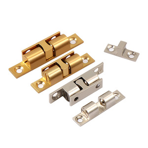 Brass <b>Door</b> <b>Catch</b> Latch Gold And Silver Touch Type Cabinet <b>Door</b> Opener Easy Installation Hardware Accessory - Product Image 1