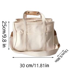Bolsa de Lona para Mamá, Multifuncional, de Moda, con Asa y Correa para el Hombro, Éxito de Ventas en Temu para el Cuidado del Bebé - Product Image 5