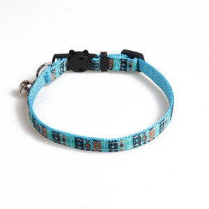 Verstellbares Boho-Katzenhalsband mit Fischgräten-Anhänger, Breakaway-Verschluss, Tribal-Muster, Südwestlicher Stil, Buntes Katzenhalsband für Kätzchen - Product Image 5