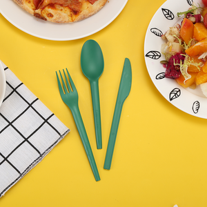 Logo Customized Cornstarch Dao Kéo Dùng Một Lần Dao Nhựa Fork <span class=keywords><strong>Spoon</strong></span> Sinh Thái Thân Thiện Dao Kéo Dùng Một Lần - Product Image 2