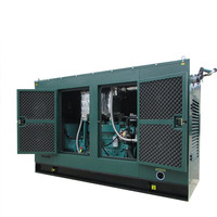 Super Silent 100kW 125kVA Genset Gas Alam Biogas Biomassa Gas Syngas Berpendingin Air Tertutup Efisiensi Tinggi Industri