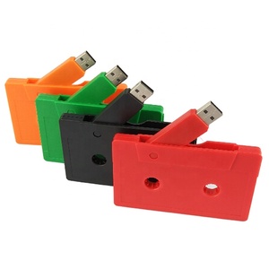 Memoria USB Personalizada con Forma <span class=keywords><strong>de</strong></span> Casete <span class=keywords><strong>de</strong></span> Plástico, con Logotipo, 2 GB, 4 GB, 8 GB, 16 GB, 32 GB, Almacenamiento Externo <span class=keywords><strong>de</strong></span> Datos y <span class=keywords><strong>Música</strong></span> - Product Image 1