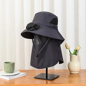 Chapeau de pêcheur anti-UV pour bébé garçon et fille, été, chapeau de pêche en plein air - Product Image 2