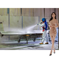 Machine de sablage humide mobile, sablage liquide portable, machine de sablage à vapeur, affûtage liquide
