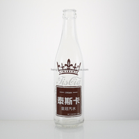 Fabricant de bière ronde de 330ml de classe transparente 33cl d'eau minérale eau gazeuse 11oz bouteille de boisson gazeuse à boire soda